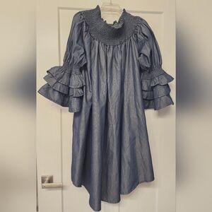 Stylish Blue Womans Dress